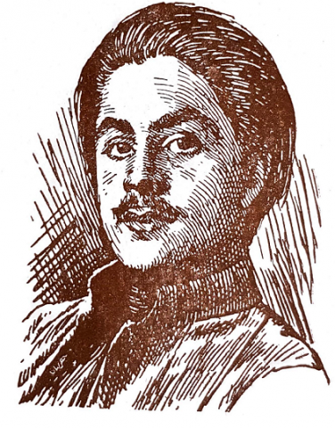 Khalil Gibran self-portrait