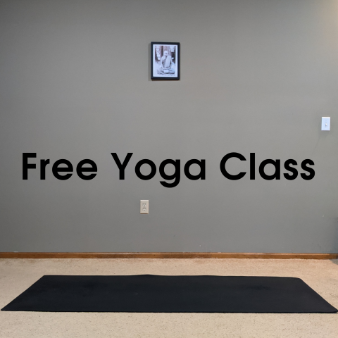 yoga mat in my yoga room