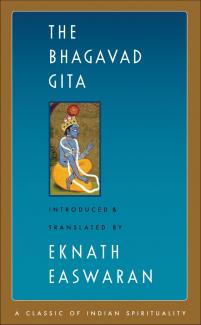 Cover page to Eknath Easwaranās translation of The Bhagavad Gita