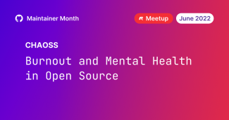 Burnout and Mental Health in Open Source logo